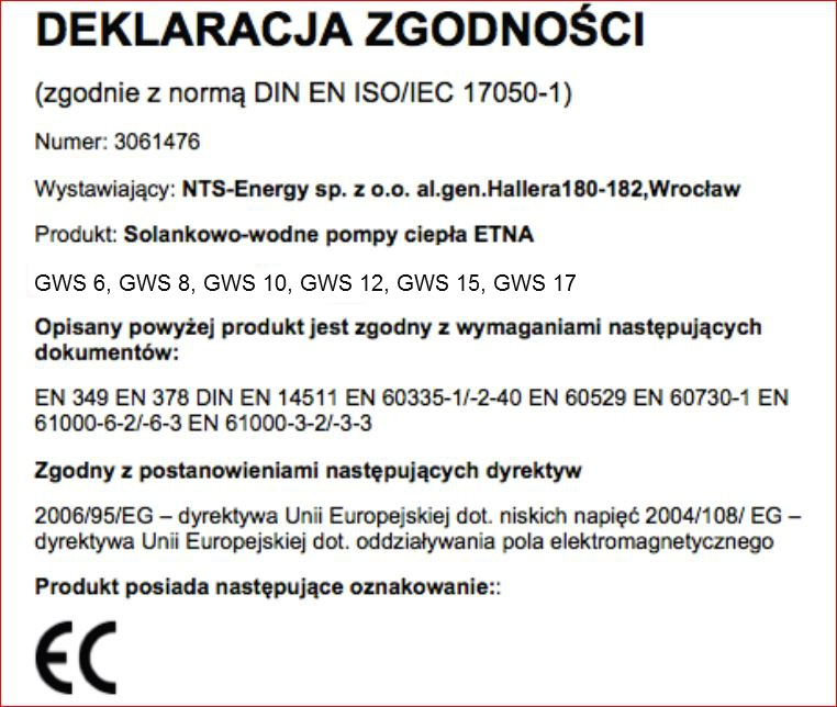ciepło w domu w dowolnym czasie. Latem można ustawić zegar w sterowniku pompy ciepła wg. zapotrzebowania na ciepłą wodę.