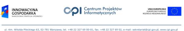 S t r o n a 12 4.2 Ośrodek Krajowy SI WCPR (OK SI WCPR) Ośrodek Krajowy jest centrum serwerowym systemu SI WCPR, zawierającym podsystemy zarządzające poszczególnymi środowiskami SI WCPR.