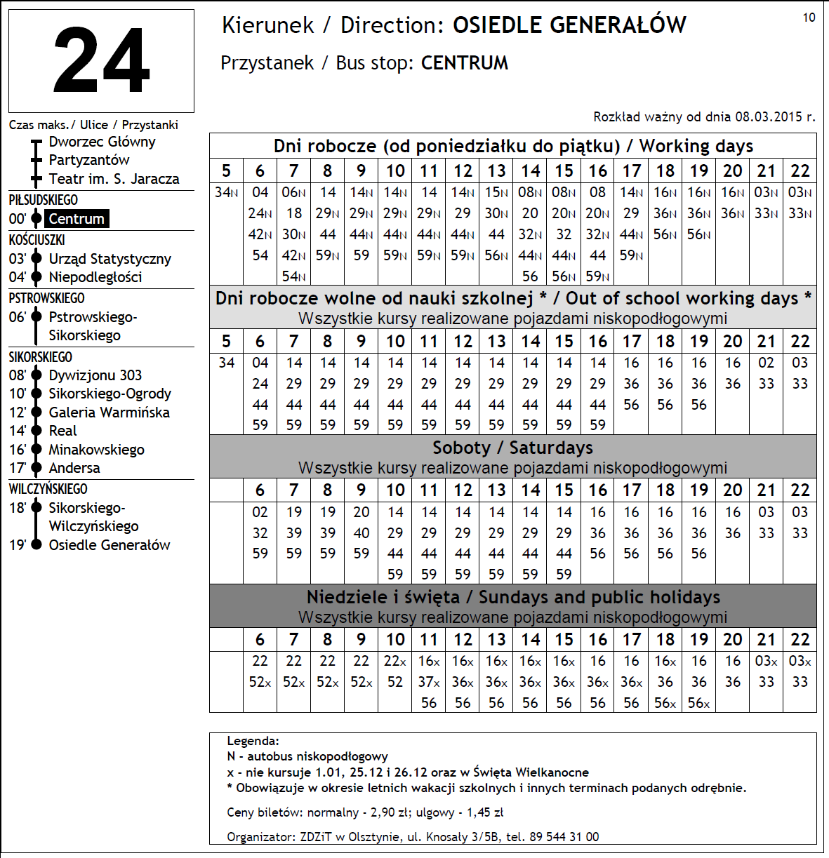 że systematycznie zwiększa się liczba pojazdów i w rezultacie linii w całości obsługiwanych taborem w pełni dostosowanym do potrzeb osób niepełnosprawnych.