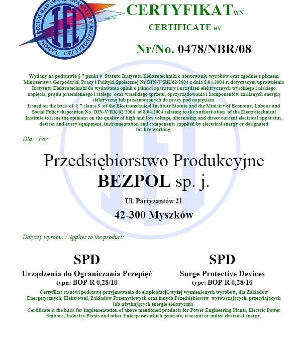 Ograniczniki BOP-R