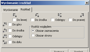 Wprowadzenie do grafiki komputerowej dla studentów geoinformacji Rozkład obiektów w poziomie Rozkład obiektów w pionie Zadanie 2 Przygotować legendę, skalę oraz strzałkę północy wg podanego wzoru -