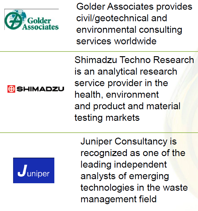 WESTINGHOUSE PLASMA GASIFICATION TECHNOLOGY HAS BEEN REVIEWED AND ENDORSED BY INDEPENDENT