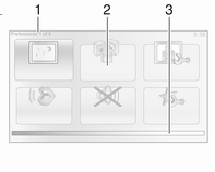 Nawigacja 59 Przełączanie między system nawigacyjnym a menu systemu Infotainment Przy włączonym systemie nawigacyjnym i systemie Infotainment nacisnąć przycisk NAVI (na kolumnie kierownicy) w celu