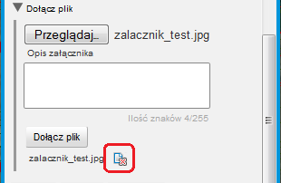 3. Użytkownik zaznacza na mapie np. opcją "Selekcja prostokątem" działki, które obejmują zasięgiem ofertę inwestycyjną. Przyciskiem "Pobierz geometrię z selekcji" zatwierdza wybraną geometrię. 4.