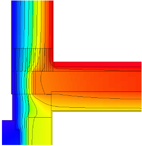 Passivhaus Institut System budowlany HOTBLOK dla domów pasywnych Strona 30 Graficzne przedstawienie wyników (HB_10_AW-KD_UNB): Materiał λ W/(mK) Wymiary mm Model Tynk zewnętrzny 0.