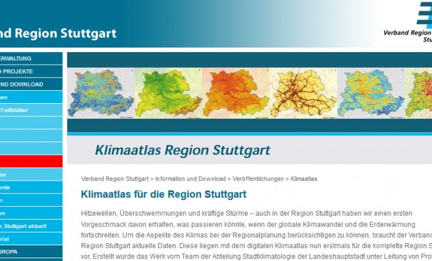 Stuttgart wizyta studyjna Atlas klimatyczny jedno z podstawowych narzędzi planistycznych w Regionie Stuttgart.