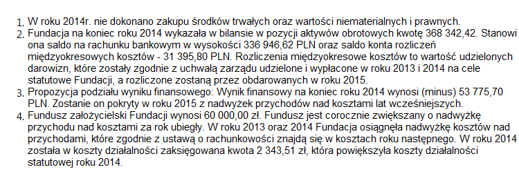 INFORMACJE UZUPEЈNIAJҐCE DO BILANSU 1) kwota wszelkich zobowi zaс finansowych, w tym z tytuіu dіuїnych instrumentуw finansowych, gwarancji i porкczeс lub zobowi zaс warunkowych nieuwzglкdnionych w