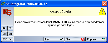 Gdyby się nam pojawiło przypadkiem okienko To kliknijmy Popraw aby zmienić domyślne ustawienia