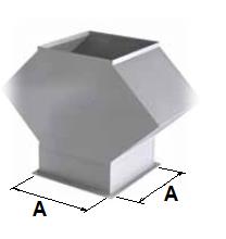 Wyrzutnie dachowe - okrągłe D (blacha stalowa ocynkowana) Średnica d [mm] 160 200 250 315 400 450 500 630 800 Cena w zł/szt.