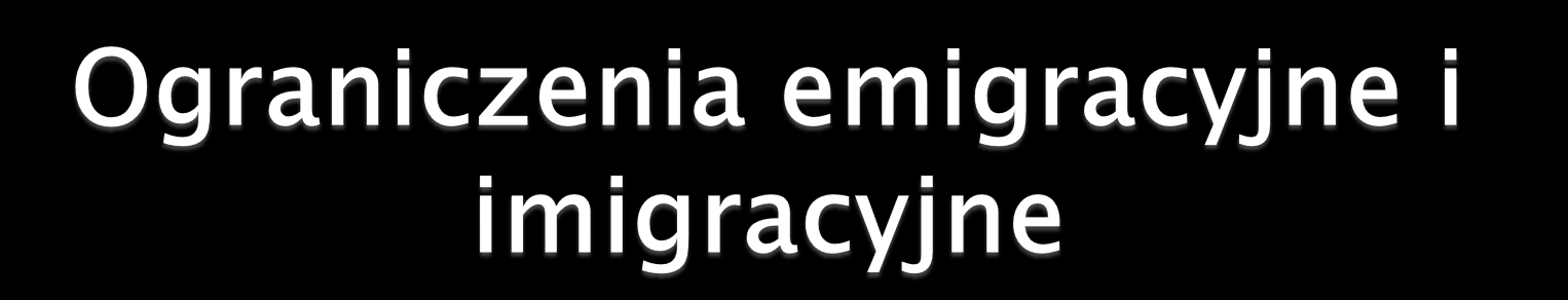 połączenie ze spółką krajową jako spółką przejmującą Ograniczenia imigracyjne = restrykcje