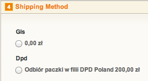 Cennik Moduł Dpd obsługuje także konfigurację ceny oraz maksymalnej