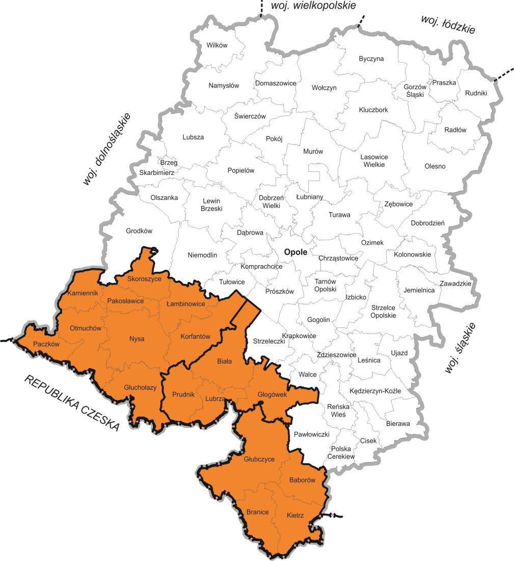 Regionalny Program Operacyjny Województwa Opolskiego na lata 2014-2020 (4) Podejście terytorialne w RPO WO 2014-2020 jedna z głównych zasad programowania na lata 2014-2020 dostosowanie interwencji do