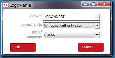 Po zakończeniu instalacji należy zalogować się do panelu administracyjnego (Aplikacja PKO econnect Admin) i