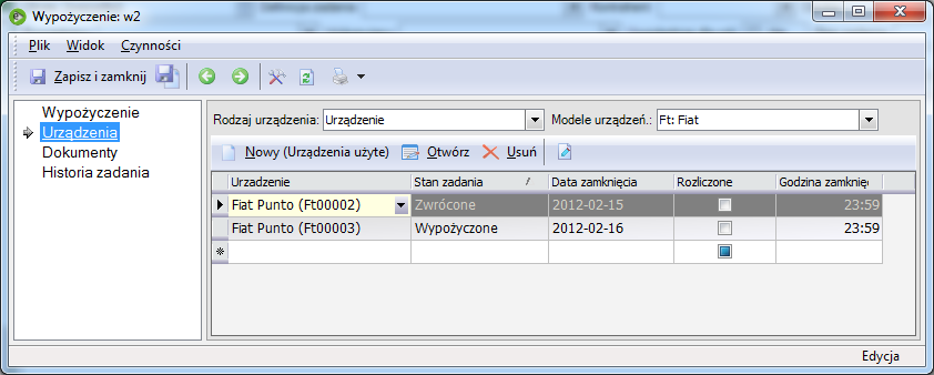 Numer unikalny numer wypożyczenia nadawany przez system, zgodnie z formatem ustalonym przy definiowaniu rodzaju wypożyczenia.