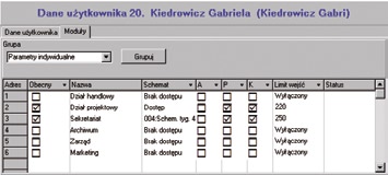 Kontrola jakości komunikacji Program na bieżąco kontroluje poprawność komunikacji między programem a modułami obecnymi w systemie.