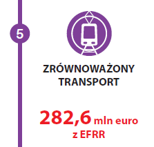 budowa i przebudowa dróg wojewódzkich, gminnych i powiatowych budowa, przebudowa i rehabilitacja regionalnych linii kolejowych oraz infrastruktury dworcowej zakup i modernizacja taboru