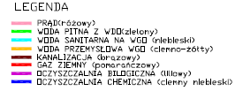 Sieci i infrastruktura techniczna W obszarze inwestycyjnym, przedstawianym przez MF1, znajdują się następujące sieci, umożliwiające odpowiednie zagospodarowanie