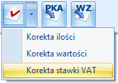 Rys. Ustaw warunki handlowe Po ustawieniu warunków i wciśnięciu przycisku pioruna wybrany algorytm zostaje zmieniony dla wszystkich zaznaczonych kontrahentów. 4.1.