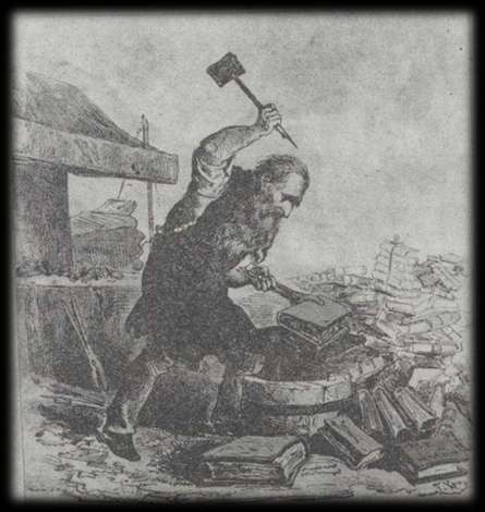 Kuźnia tytana pracy Karykatura Franciszka Kostrzewskiego z 1879 roku Antoni