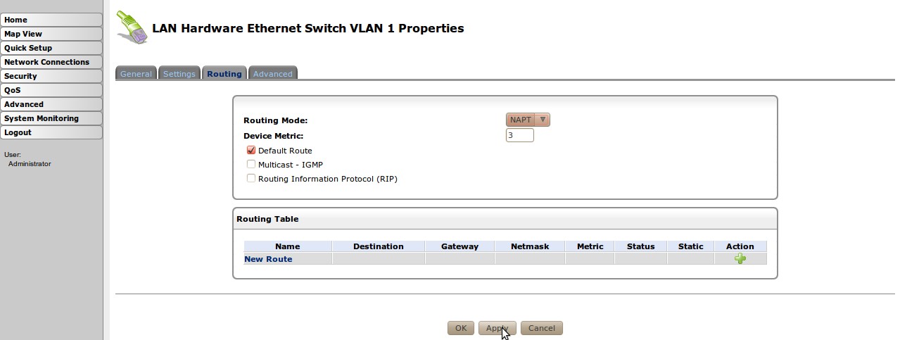 W Network Connections przechodzimy do New Connection > Internet Connection > Ethernet Connection.