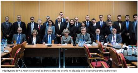 W I A D O M O Ś C I Międzynarodowa Agencja Energii Jądrowej dobrze ocenia realizację polskiego programu jądrowego W ramach Zintegrowanego Przeglądu Infrastruktury Jądrowej (INIR) eksperci