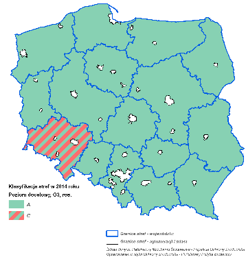 Zanieczyszczenie powietrza ozonem