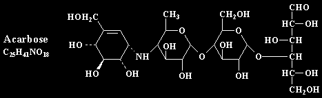 Oligosacharydy Akarboza oligosacharyd azotowy produkowany przez