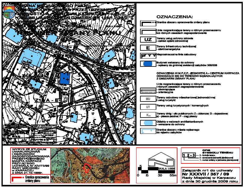 9 45 Dziennik Urzňdowy Województwa DolnoŌlņskiego Nr 62 6554 Poz. 945 Załącznik nr 1 do uchwały nr XXXVII/ /357/09 Rady Miejskiej w Karpaczu z dnia 30 grudnia 2009 r.