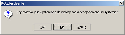 4.6. Faktury zaliczkowe Wystawienie faktury zaliczkowej Jak wiemy od 1.05.
