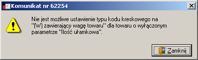 Wagowe kody kreskowe towarów ihurt został rozszerzony o możliwość wykorzystywania kodów kreskowych wagowych oraz ilościowych.