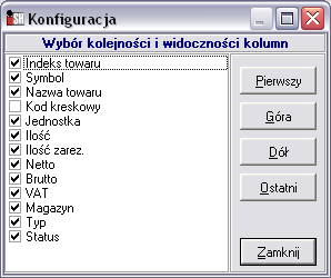 Sortowanie (układanie danych) Klikając myszką na nagłówki kolumn tabeli z reguły (jeśli opcja te nie została wyłączona) spowodujemy posortowanie (ułożenie) danych względem tej kolumny.