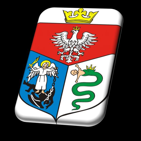 Najstarszą częścią herbu Sanoka jest pole z Archaniołem Michałem zabijającym szatana. Pochodzi ona z XIV wieku.