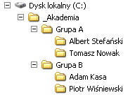 Pracownia Informatyki, AGH 04-03-2008 21 Zadania realizowane przez system operacyjny Dane w systemie operacyjnym przechowywane są w postaci plików w urządzeniach zwanych pamięcią masową takich jak: