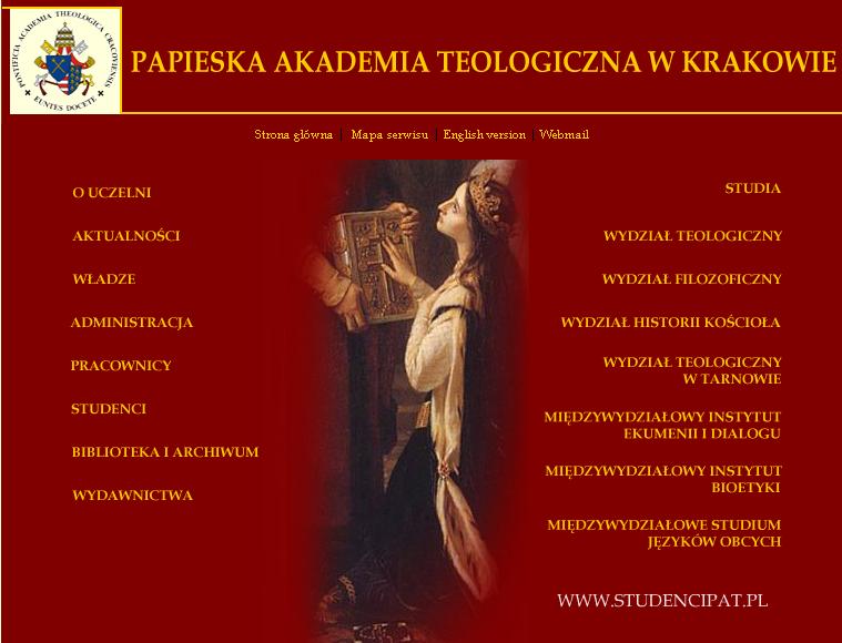 132 FIDES Biuletyn Bibliotek Kościelnych 1-2/2006 Ze strony WWW Papieskiej Akademii Teologicznej można uzyskać