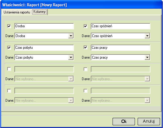 InPro RCP wzory raportów Zakładka wzory raportów służy do tworzenia schematów raportów, w których ustawiamy typ prezentacji, szablon
