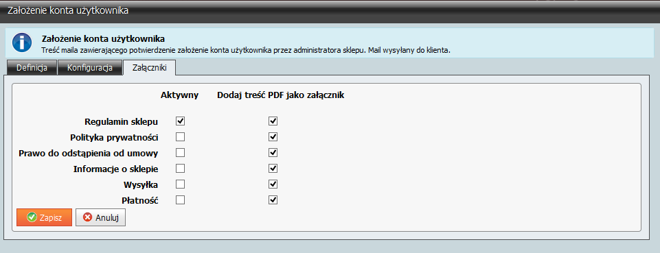 2.19 Mały kszyk W Cmarch ERP e-sklep 7.7 zmienin w pluginie Kszyk nazwę przycisku Zamawiam na D kszyka. 2.20 Mapa XML dla rbtów W Cmarch ERP e-sklep 7.