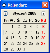 Lista komórek organizacyjnych, w których pracuje lekarz Numer gabinetu Ustalenie terminu i miejsca wizyt w którym naleŝy: wybrać z kalendarza termin, kiedy mają odbywać się wizyty; z rozwijanej listy