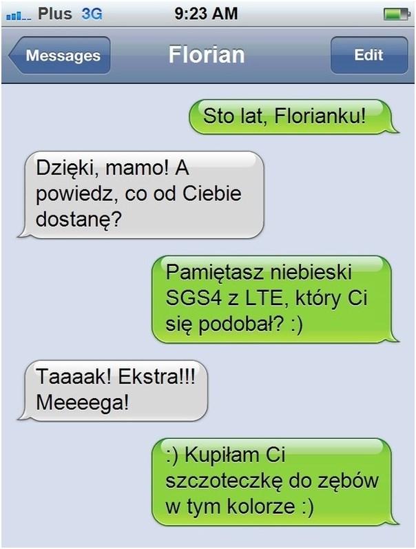 Na lekcji polskiego: - Jasiu, powiedz nam, kiedy używamy wielkich liter? - Kiedy mamy słaby wzrok! - Przeczytałeś trylogię Sienkiewicza? - To trzeba było przeczytać?
