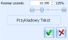 Uwaga: Ze względu na wprowadzenie w programie obsługi znaków diakrytycznych pochodzących z innych języków niż polski wielkość bazy danych po konwersji zwiększa się.