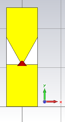 Ostateczny kształt anteny uzyskano w rezultacie dwuetapowych obliczeń z wykorzystaniem CST Microwave Studio. Analizowano trzy warianty anteny (patrz Rys.2).
