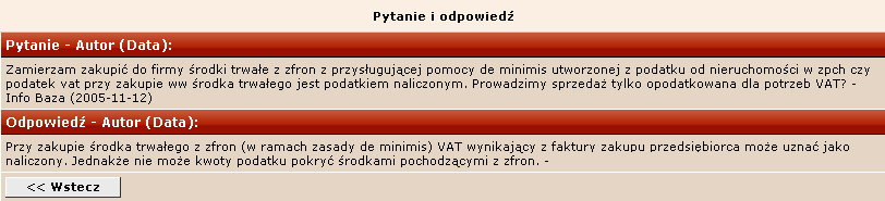 7.1. Przeglądanie pytań i odpowiedzi Przed zadaniem pytania w bazie wiedzy zaleca się przeczytanie dokonanych już wpisów, co pozwoli uniknąć powtarzania się pytań.