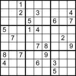SUDOKU W małe kwadraciki wpisuj liczby od 1 do 9 tak by w liniach pionowych i poziomych nie