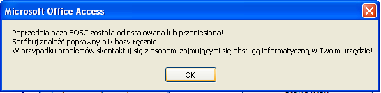 3.1 Przenoszenie danych z BOSC do BOSCv2 Po zainstalowaniu BOSCv2 i przenoszeniu danych z BOSC należy pamiętać, że przenoszenie danych powinno nastąpić przed wprowadzeniem jakichkolwiek danych do