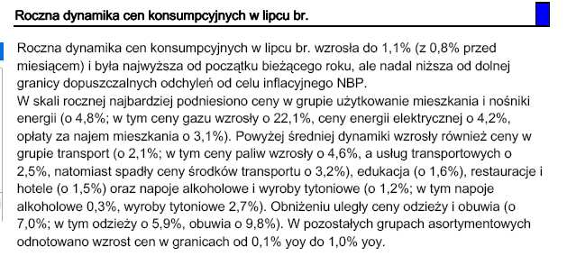 Pzegląd makoekoomiczy, wzesień 006 57 CPI (IX006-IX005),6% 58 Iflacja w Polsce (www.wikipedia.