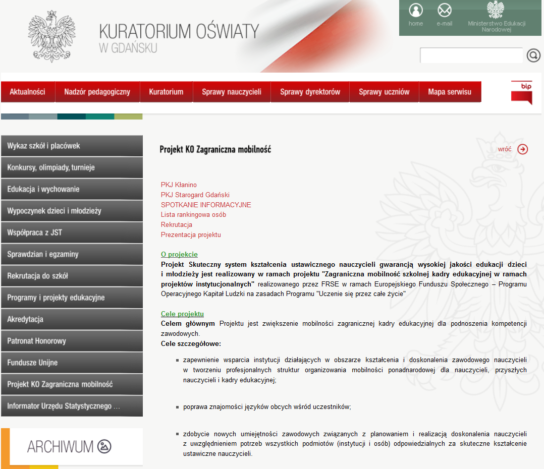 Dziękuję za uwagę Projekt współfinansowany przez Unię