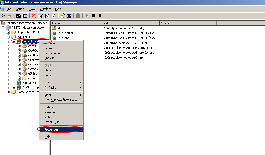 Podręcznik Użytkownika systemu Comarch OPT!MA Str. 313 Wybór roli Application Server (IIS, ASP.