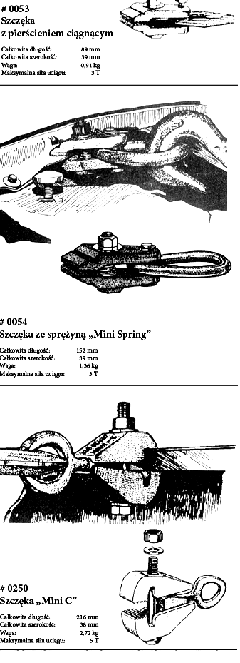 Szczęka z pierścieniem ciągnącym 0053