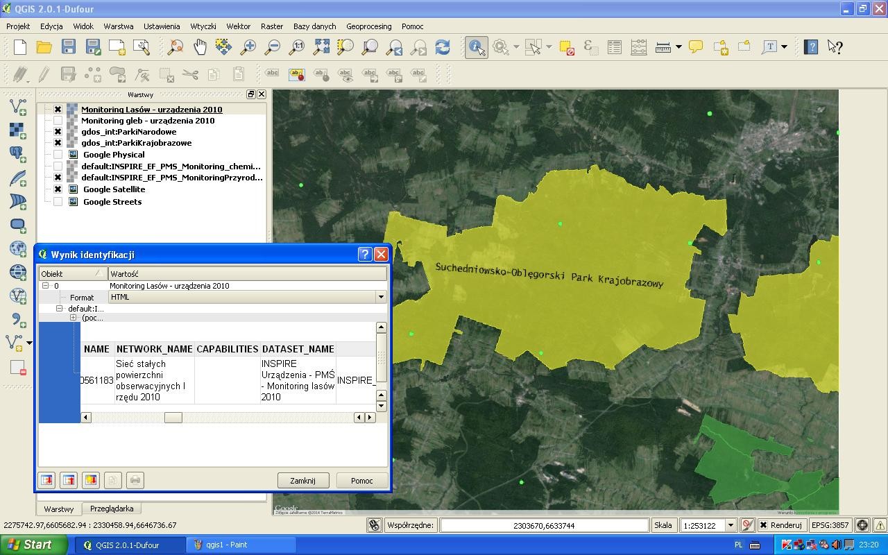 GŁÓWNY INSPEKTORAT OCHRONY ŚRODOWISKA INTEROPERACYJNOŚĆ zasobów PMŚ w zakresie tematu urządzenia.