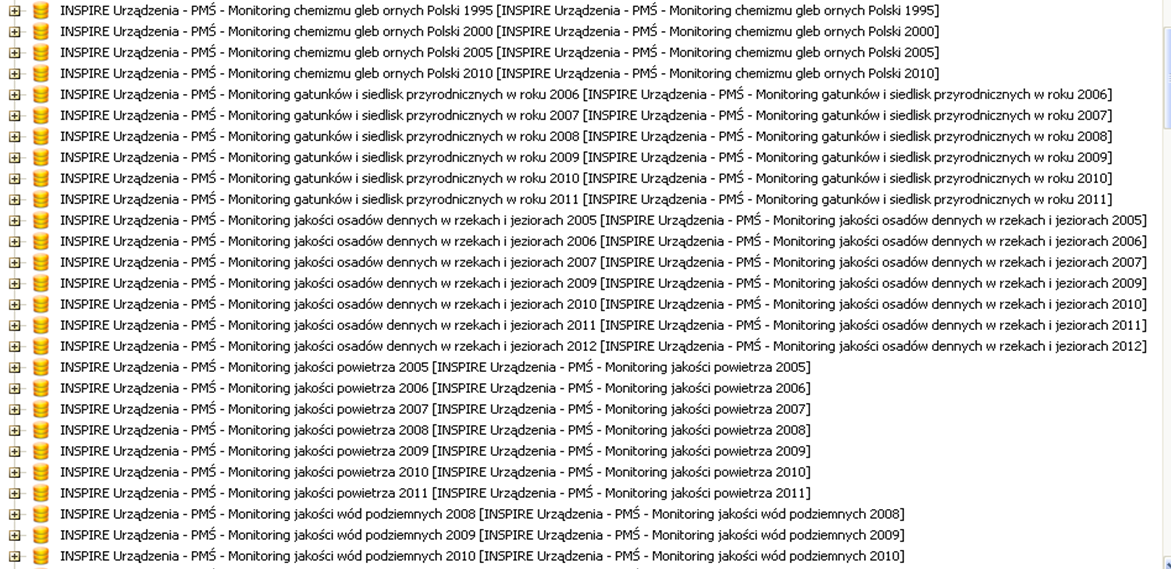 GŁÓWNY INSPEKTORAT OCHRONY ŚRODOWISKA GIOŚ INSPIRE rezultaty projektu wdrożeniowego - zharmonizowane zbiory danych przestrzennych, metadane, zestandaryzowane dane Pliki GML 3.2.