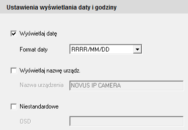 Kamery IP serii NVIP-3000 4MPX Instrukcja obsługi INTERFEJS WWW - PRACA Z KAMERĄ 3.6.2 Strumień 1.Należy przejść do ustawień Wideo -> Strumień 2.